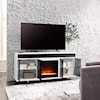 Benchcraft Gardoni 72" TV Stand with Electric Fireplace