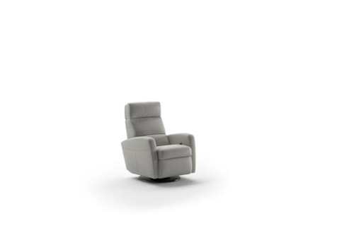 Customizable Transitional Manual Recliner with Adjustable Neck Rest