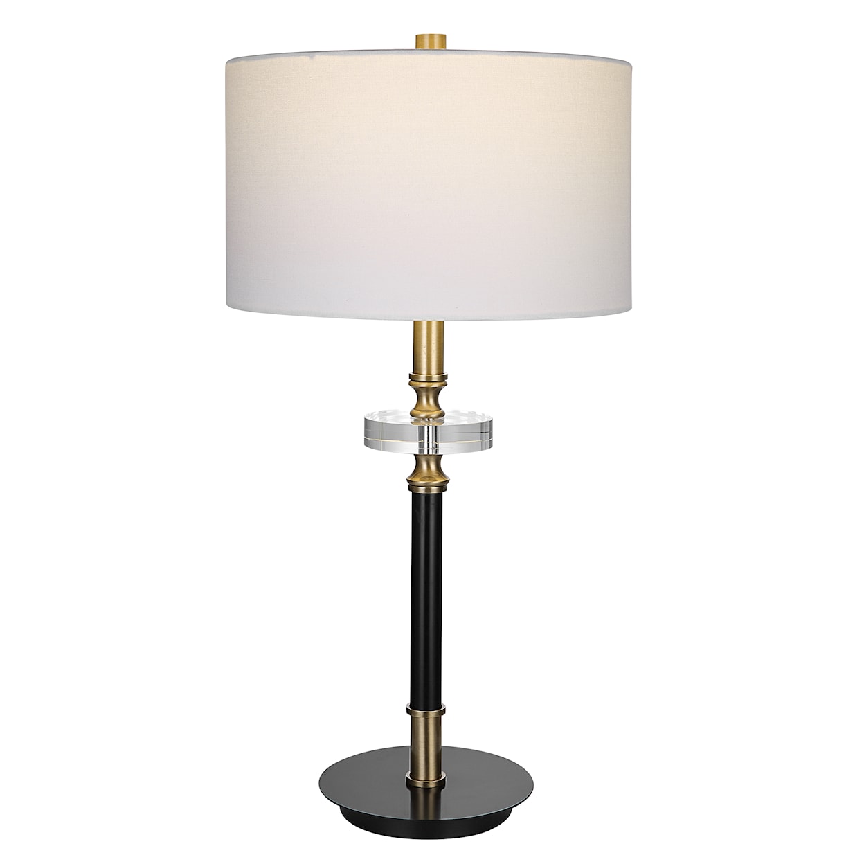 Uttermost Maud Maud Aged Black Table Lamp