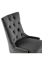 Modway Regent Tufted Button Swivel Upholstered Fabric Office Chair