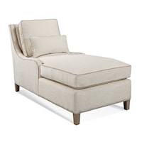 Transitional Chaise Lounge