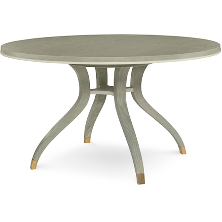 Transitional 54" Round Dining Table