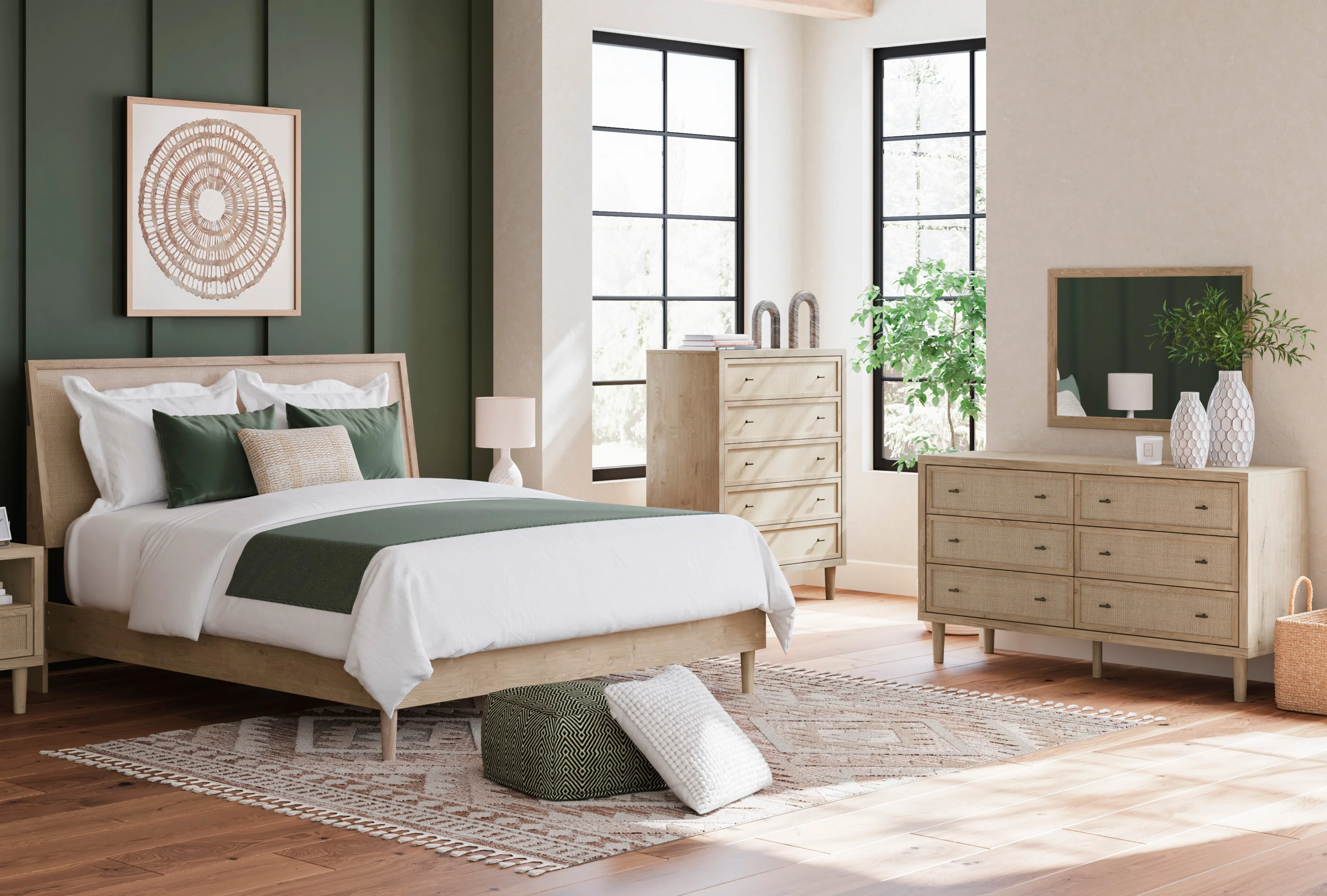 Signature Design By Ashley Cielden B1199b11 Contemporary King Panel Bed 