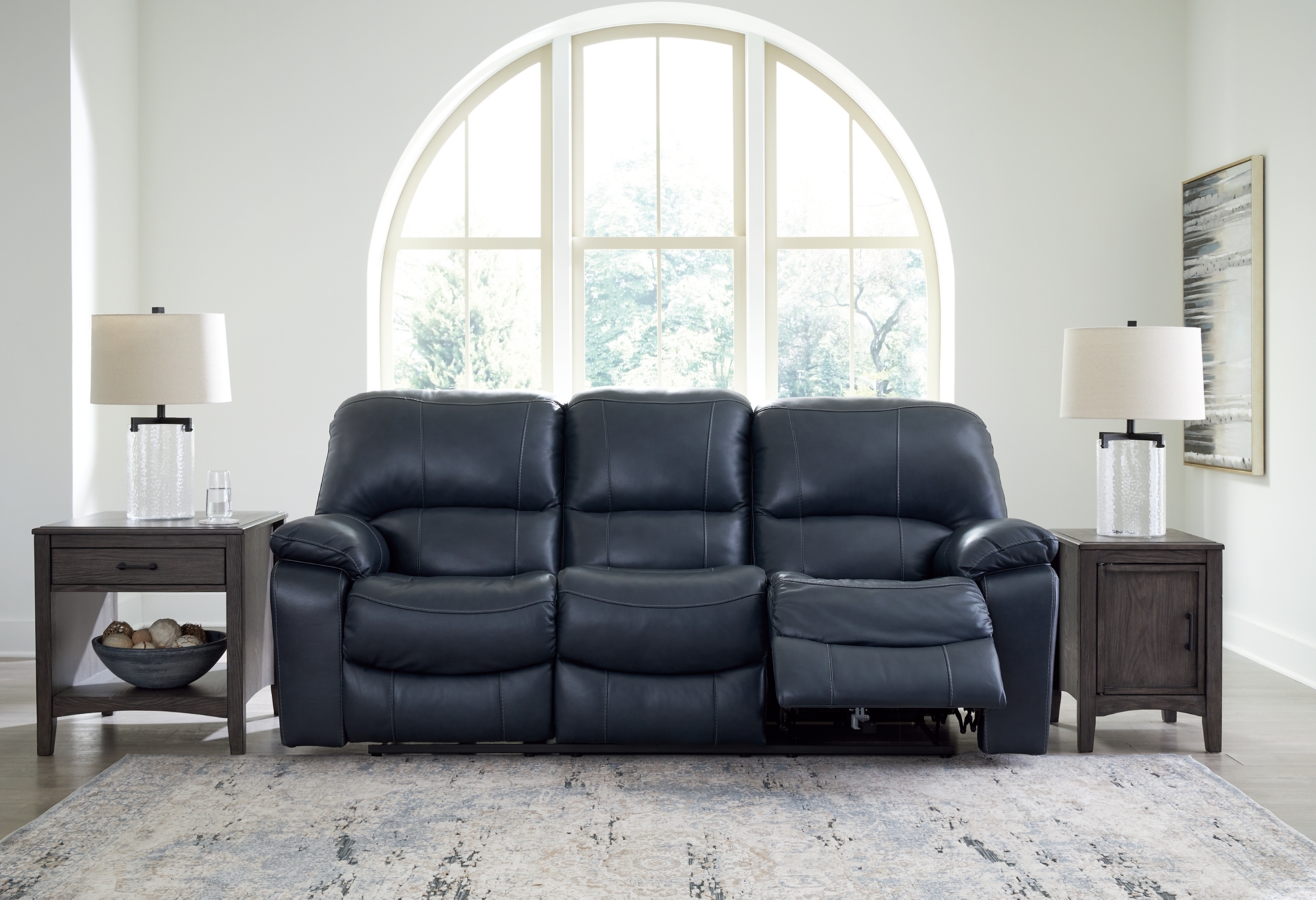 Signature Design by Ashley Leesworth Power Reclining Sofa