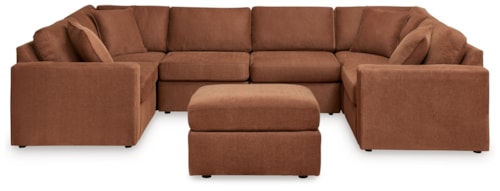 6-Piece Sectional And Ottoman