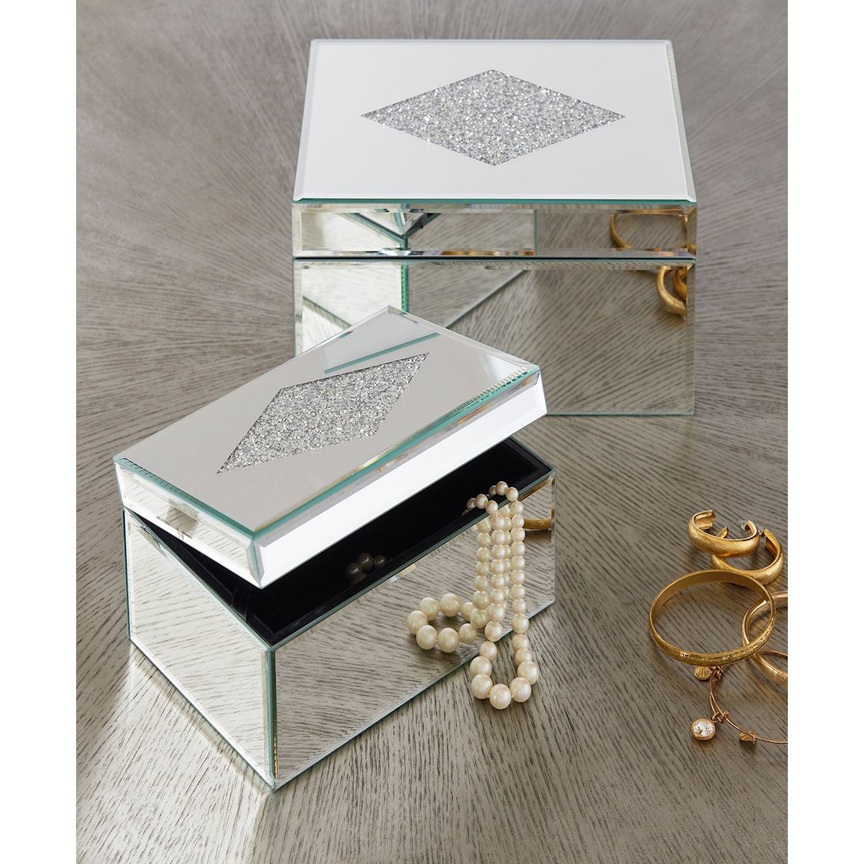 Signature Design by Ashley Accents Charline Box (Set of 2)