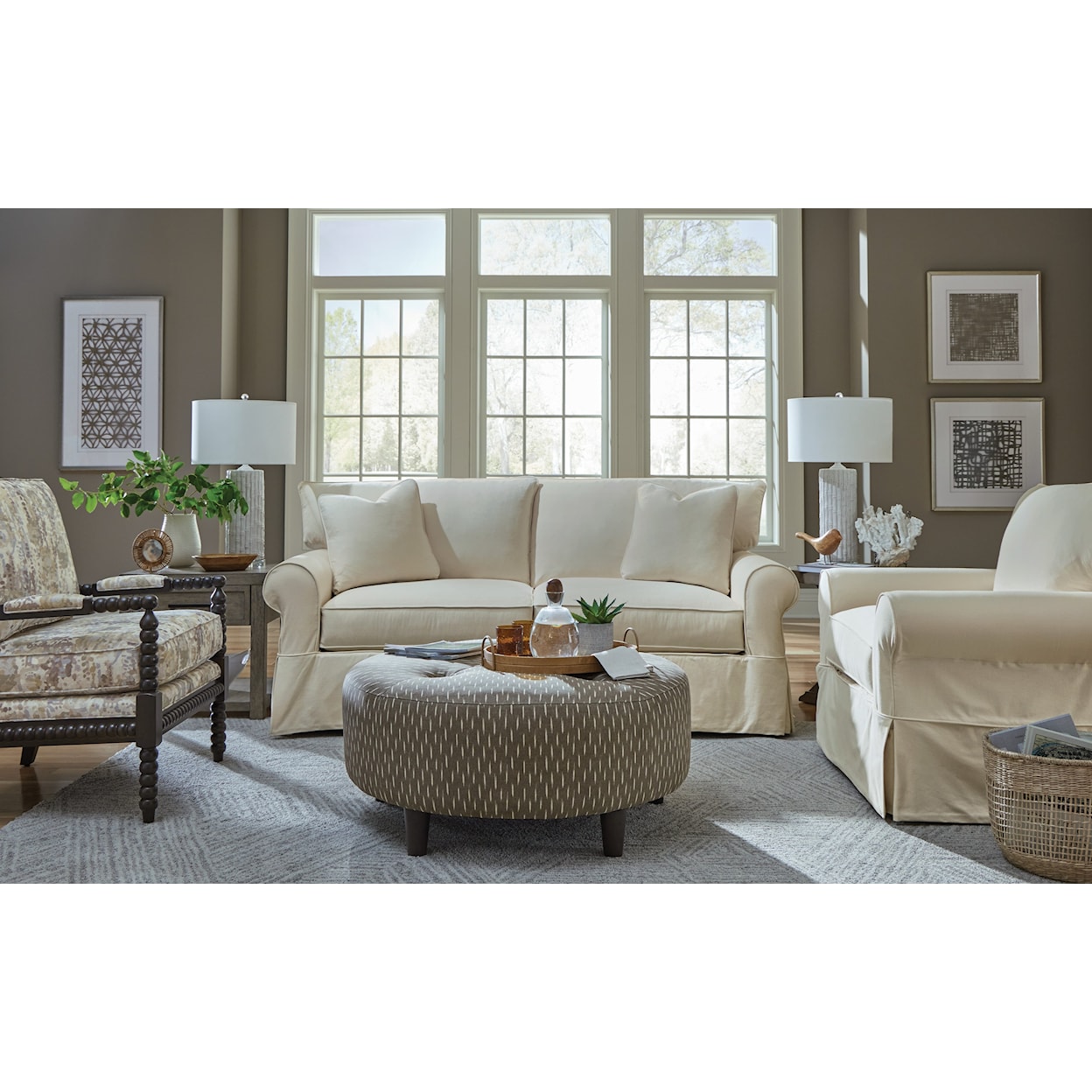 Hickorycraft 936450BD Slipcover Sofa