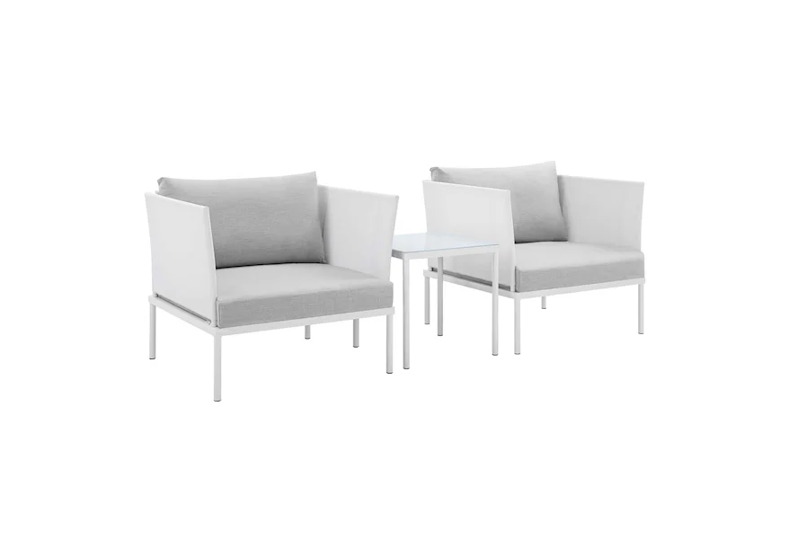 Harmony Outdoor 3-Piece Seating Set by Modway at Value City Furniture