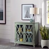 Accentrics Home Accents Two Door Chest in Sage