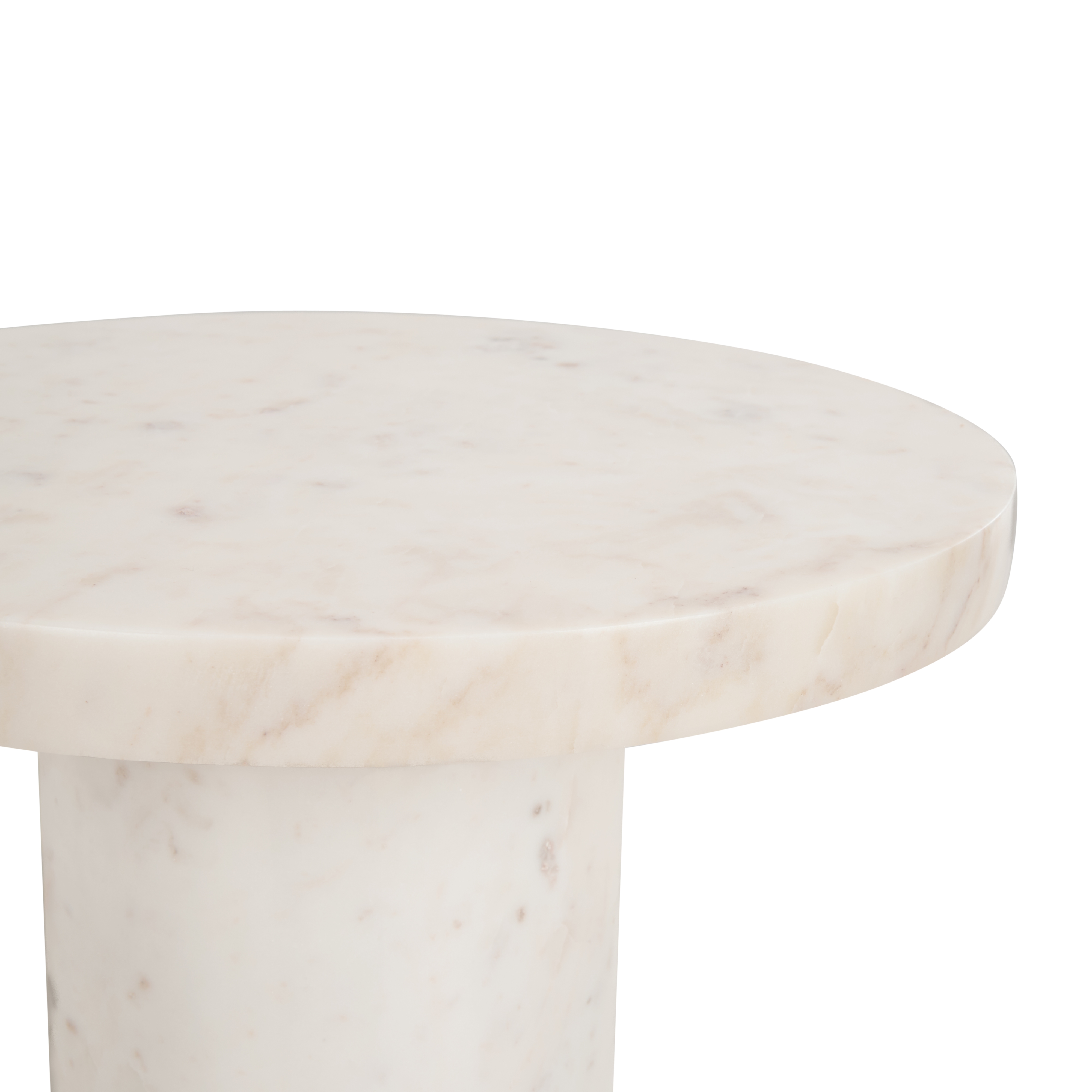 Chelsea House Chelsea House Misc George Marble  Side Table - White