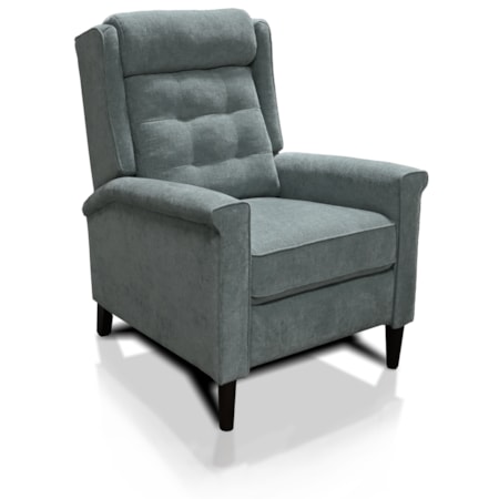 High Leg Push Back Recliner