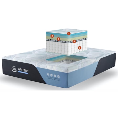 Queen Arctic Premier Plush Hybrid Mattress