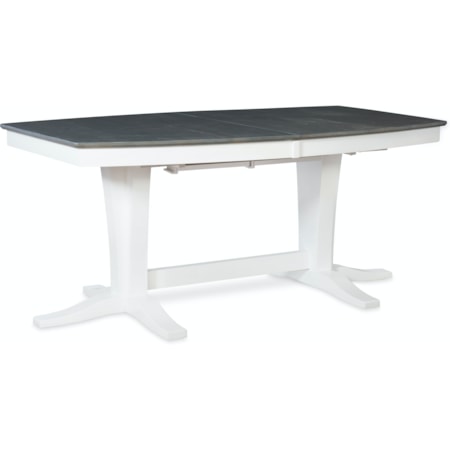 Milano Double Pedestal Table