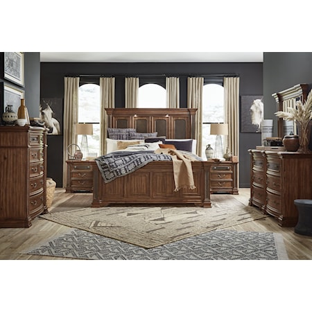 California King Panel Bed