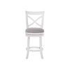 American Woodcrafters Wood Frame Barstools White Wooden Counter Stool