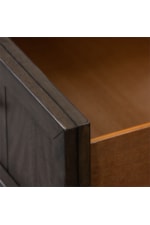 Liberty Furniture Thornwood Hills Transitional Queen Bookcase Bed with Storage Footboard