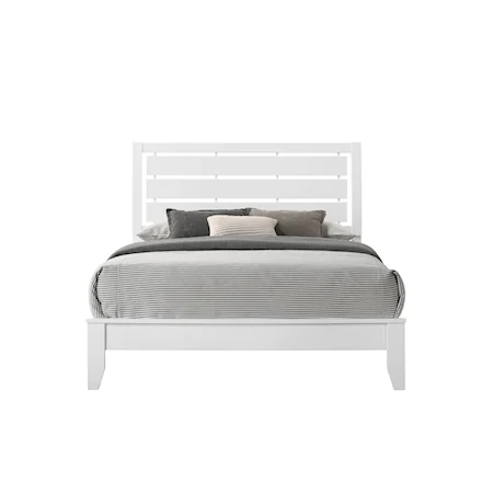 Contemporary Queen Panel Bed