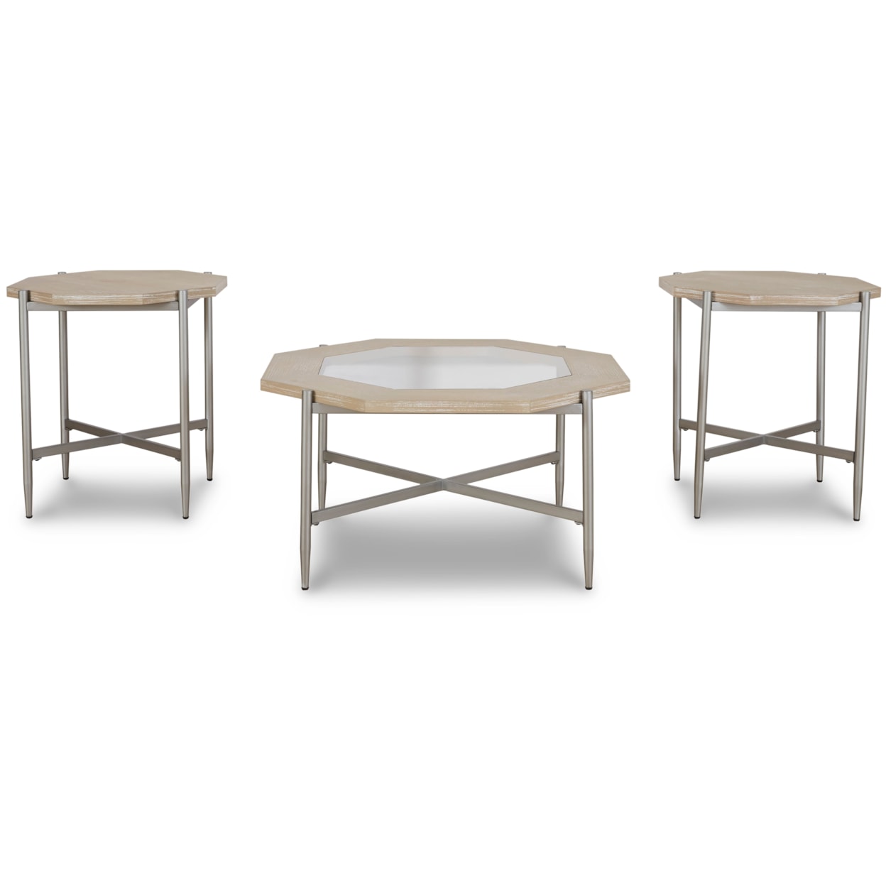 Signature Design by Ashley Varlowe 3-Piece Occasional Table Set