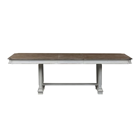 Rectangular Trestle Table