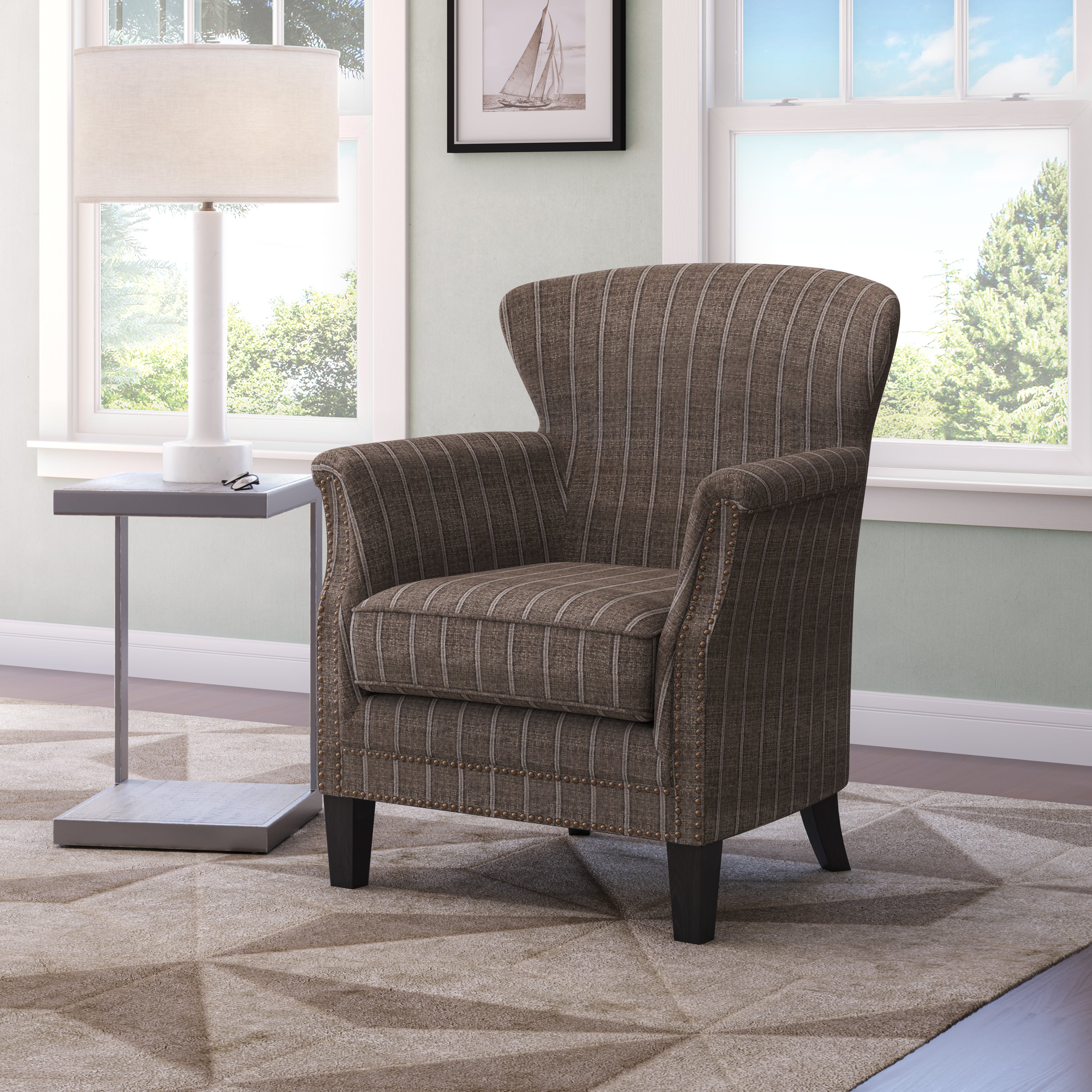 Leyla gliding chair top with ottoman