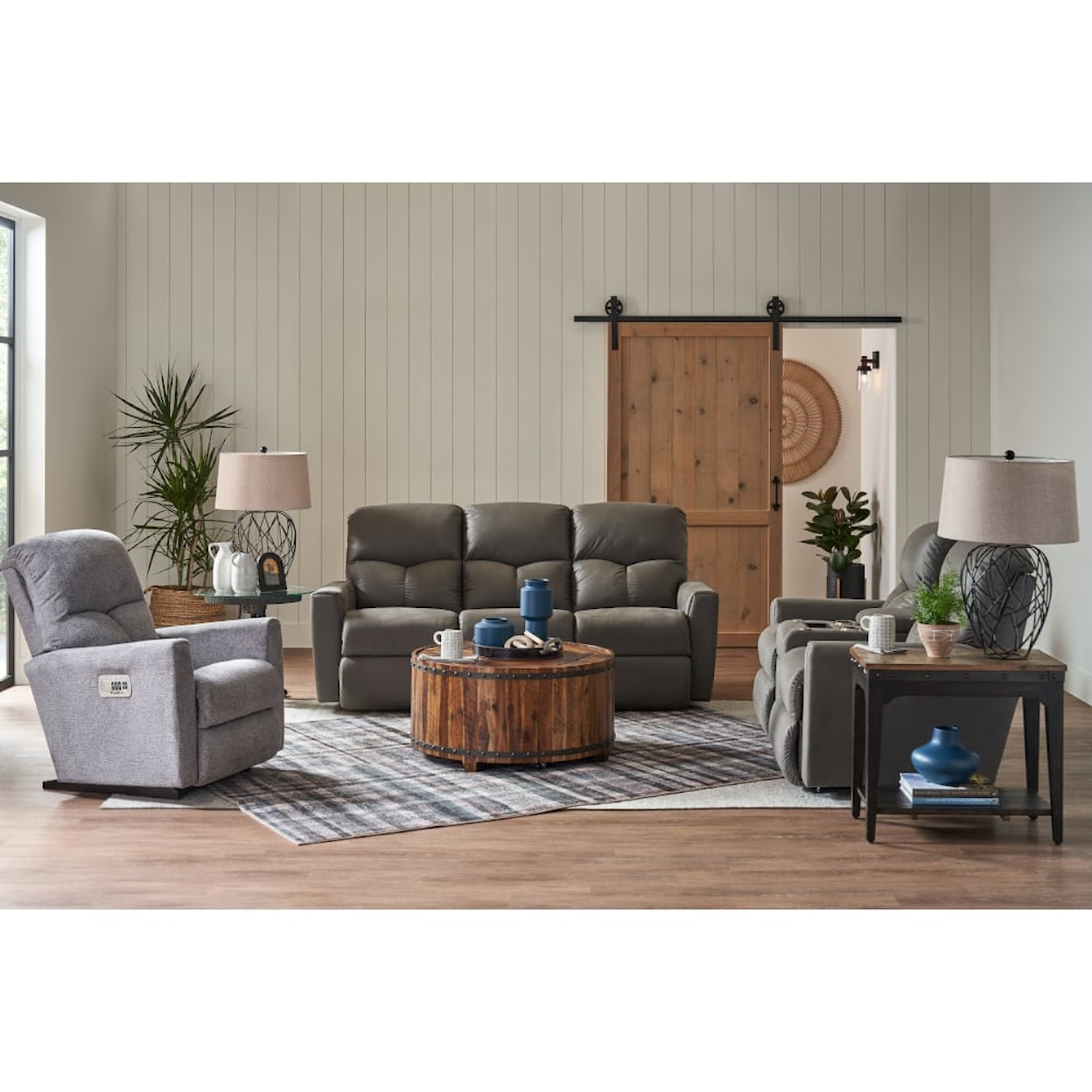 La-Z-Boy Hawthorn Power Reclining Sofa w/ Headrest & Lumbar