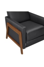 Homelegance Verve Mid-Century Modern Faux-Leather Push-Back Recliner