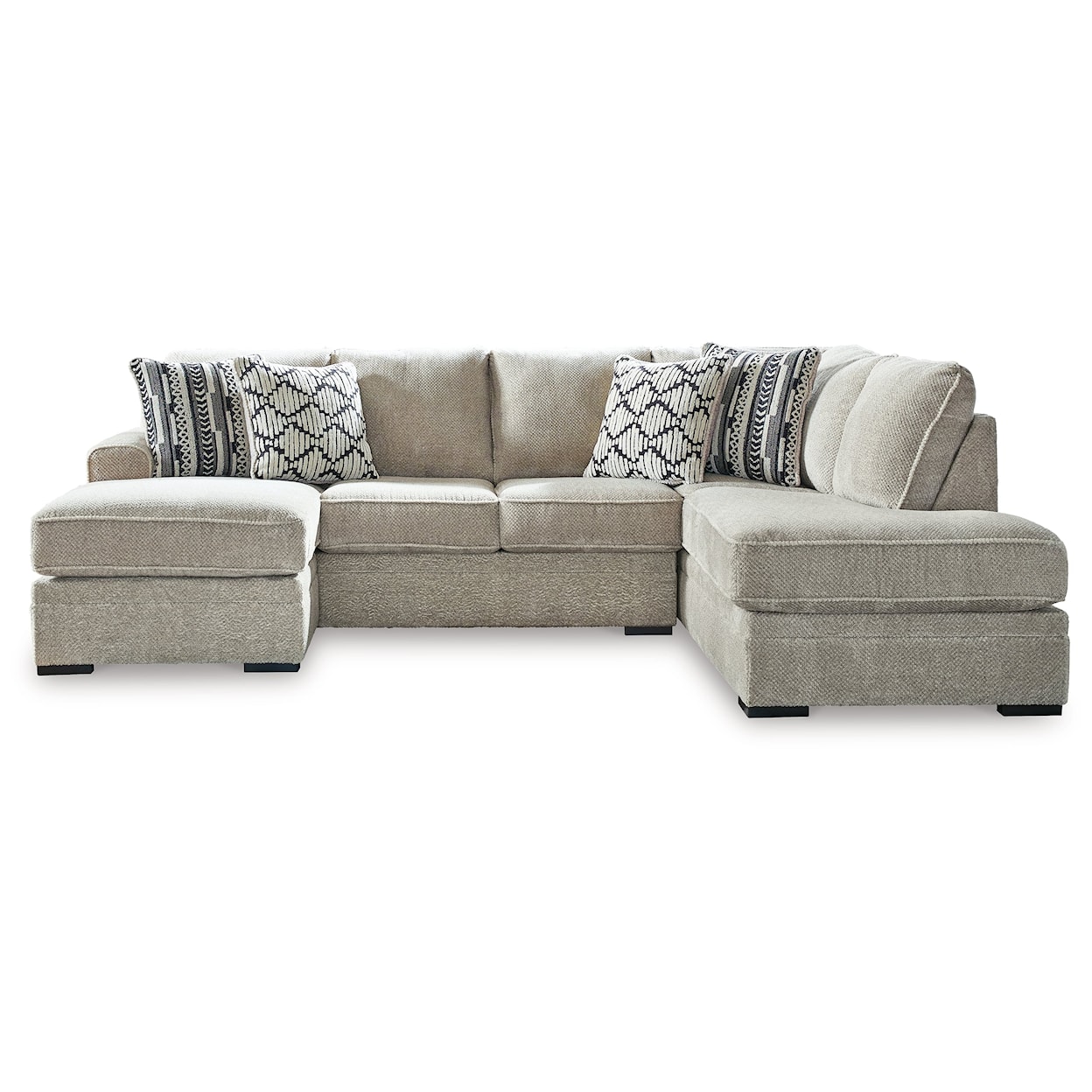 Ashley Calnita Sectional with 2 Chaises