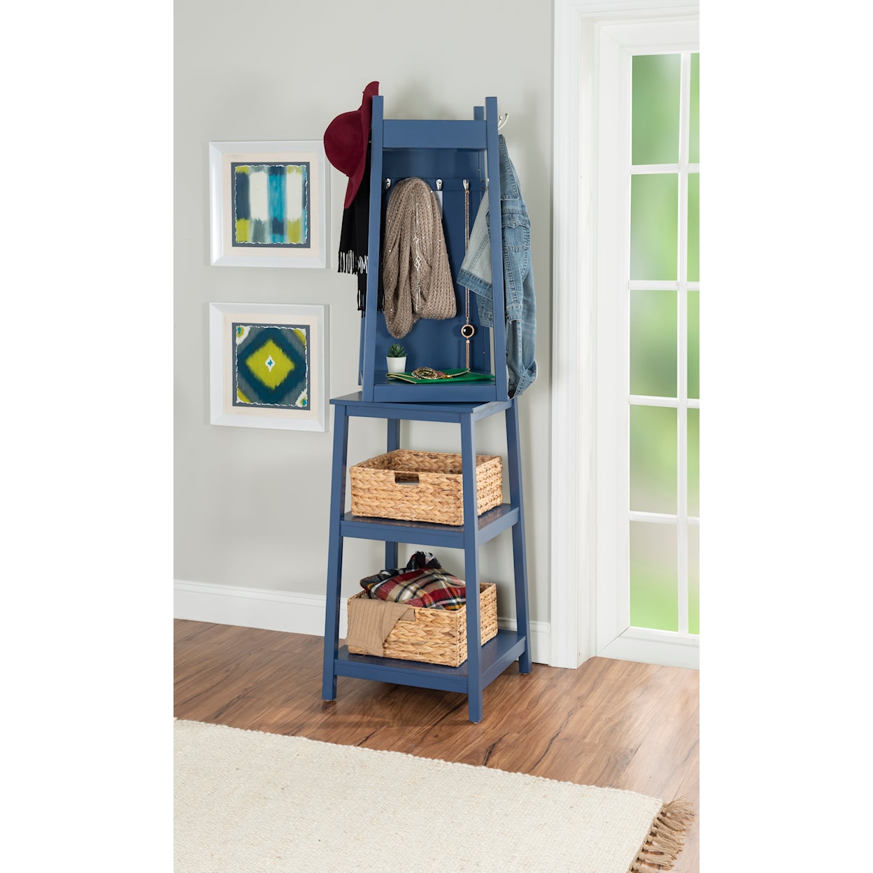 Powell Jalen Rotating Coat Rack