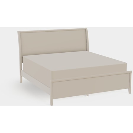 Adrienne King Sleigh Bed with Low Footboard