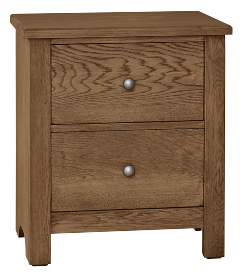 Transitional 2-Drawer Nightstand