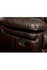 Furniture of America - FOA Listowel Transitional Reclining Loveseat with Plush Cushions