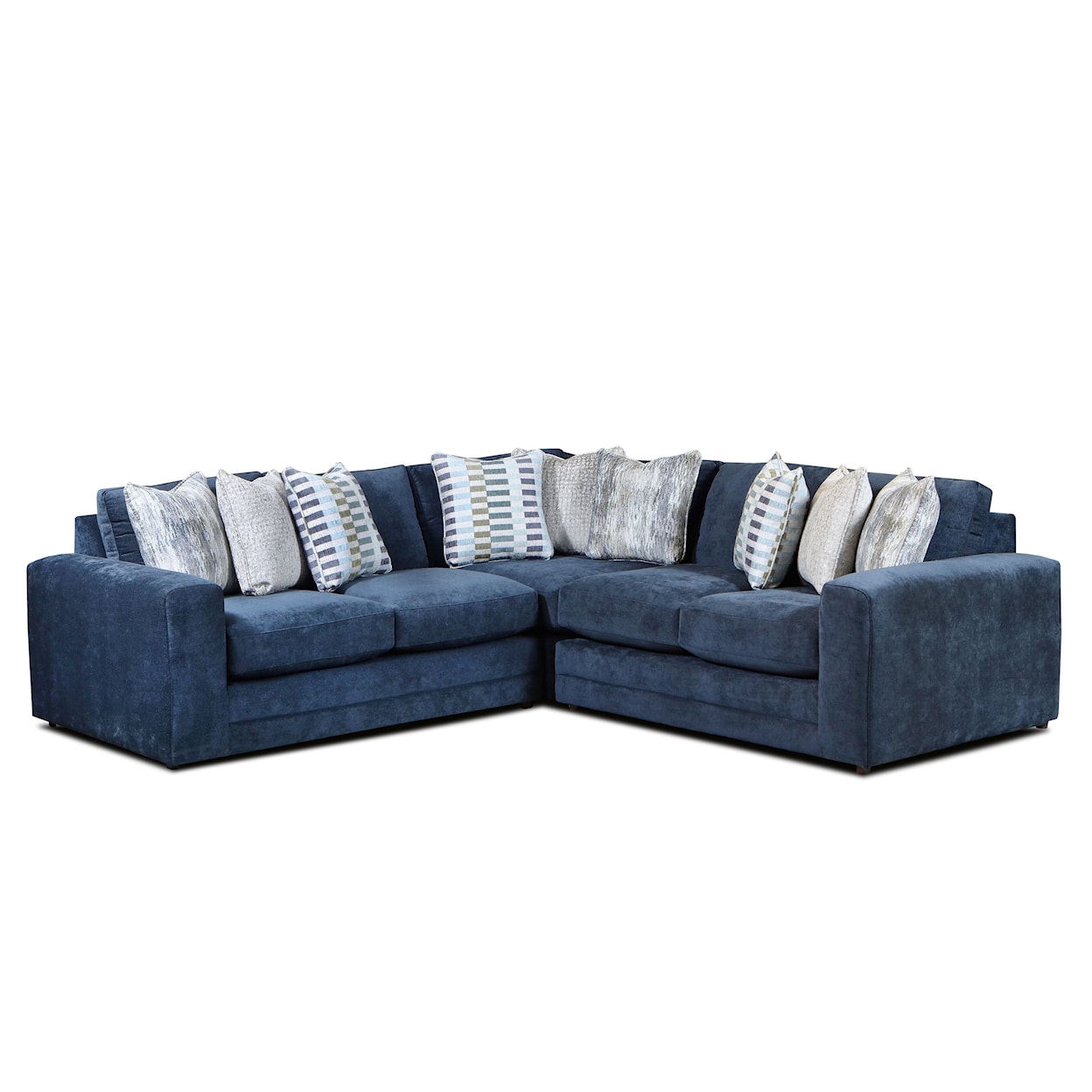 Fusion Furniture 7000 ELISE INK Sectional Sofas