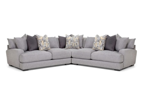 Contemporary 3-Piece Sectional Sofa