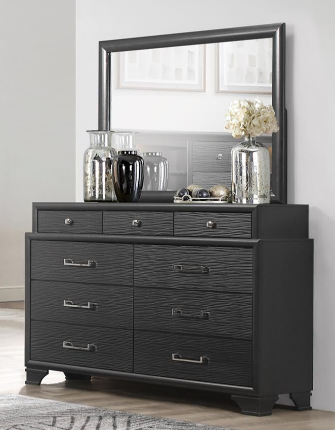 Global Furniture Jordyn 1169 Transitional 9Drawer Dresser with FeltLined Drawers Value City