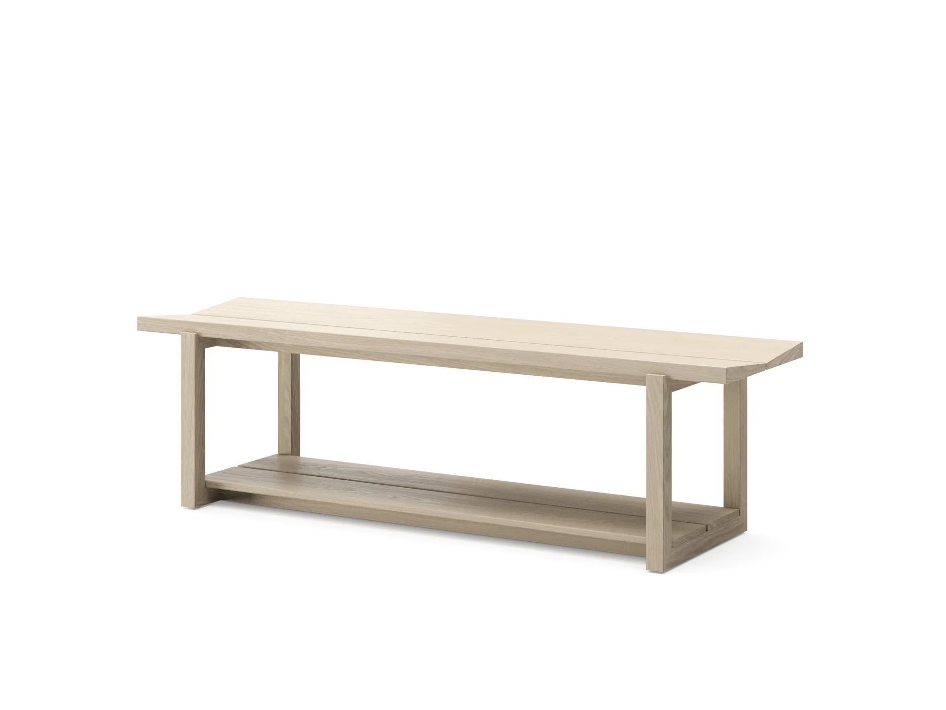 Open-Shelf Accent Bench