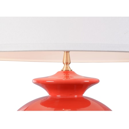Opus Ceramic Lamp - Red
