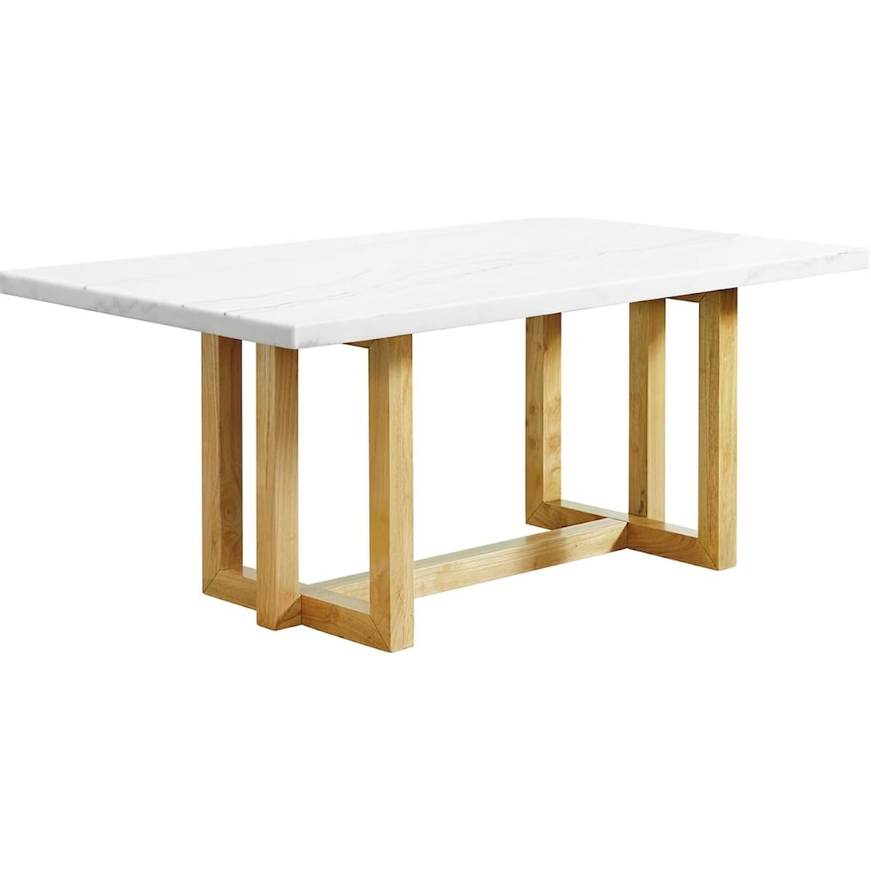 Elements Morris Dining Table with Marble Top