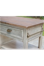 International Furniture Direct Sahara Rustic Dresser with Microfiber-Lined Top Drawers