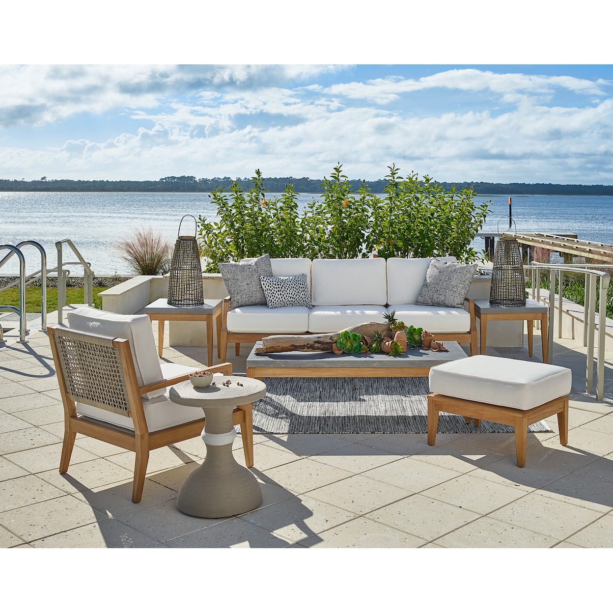 Universal Coastal Living Outdoor Coastal Outdoor Living Sofa