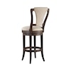 Artistica Verbatim Upholstered Swivel Barstool