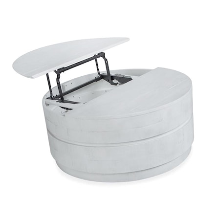 Round Lift-Top Cocktail Table