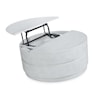 Magnussen Home Claudette Occasional Tables Round Lift-Top Cocktail Table