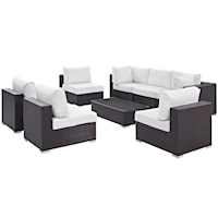 8 Piece Outdoor Patio Sectional Set