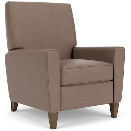 Upholstered High Leg Recliner Chair