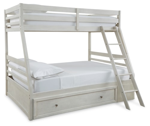 Twin Over Full Bunk Bed With Storage