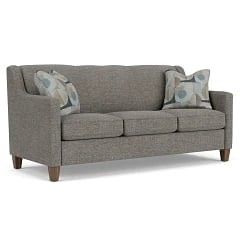 Contemporary Sofa with Angled Track Arms