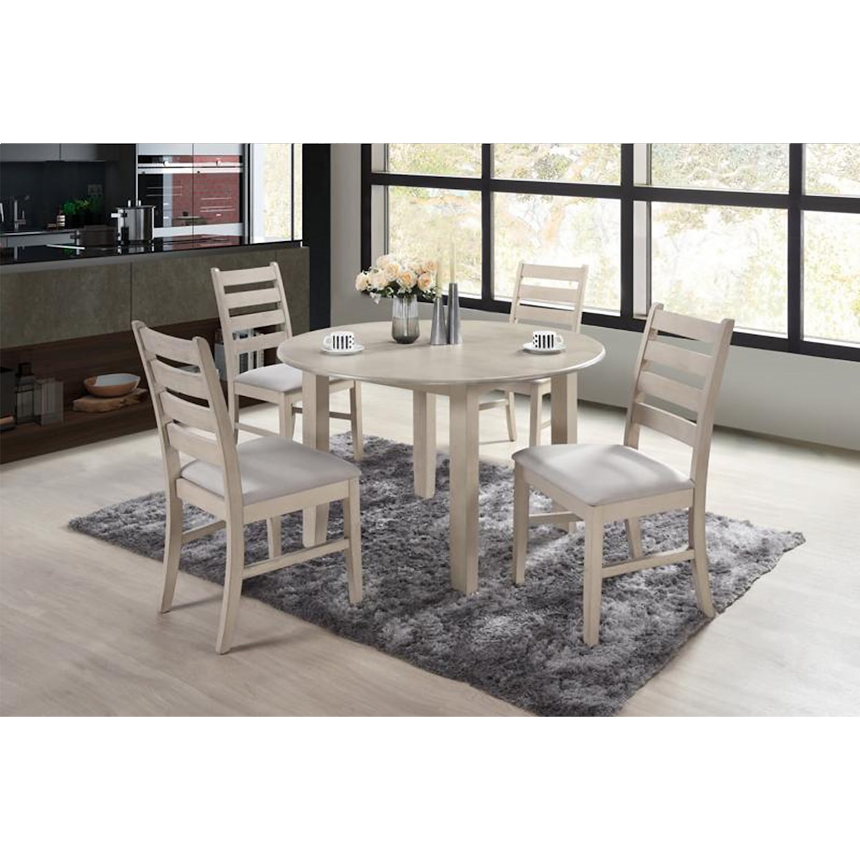 New Classic Furniture Pascal Round Dining Table