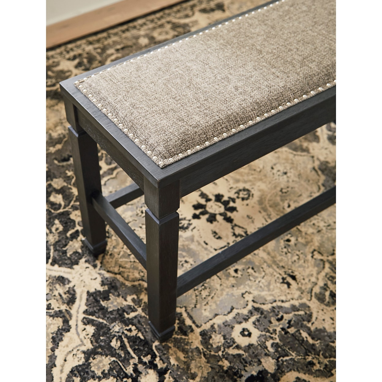 Signature Tyler Creek Double Counter Upholstered Bench