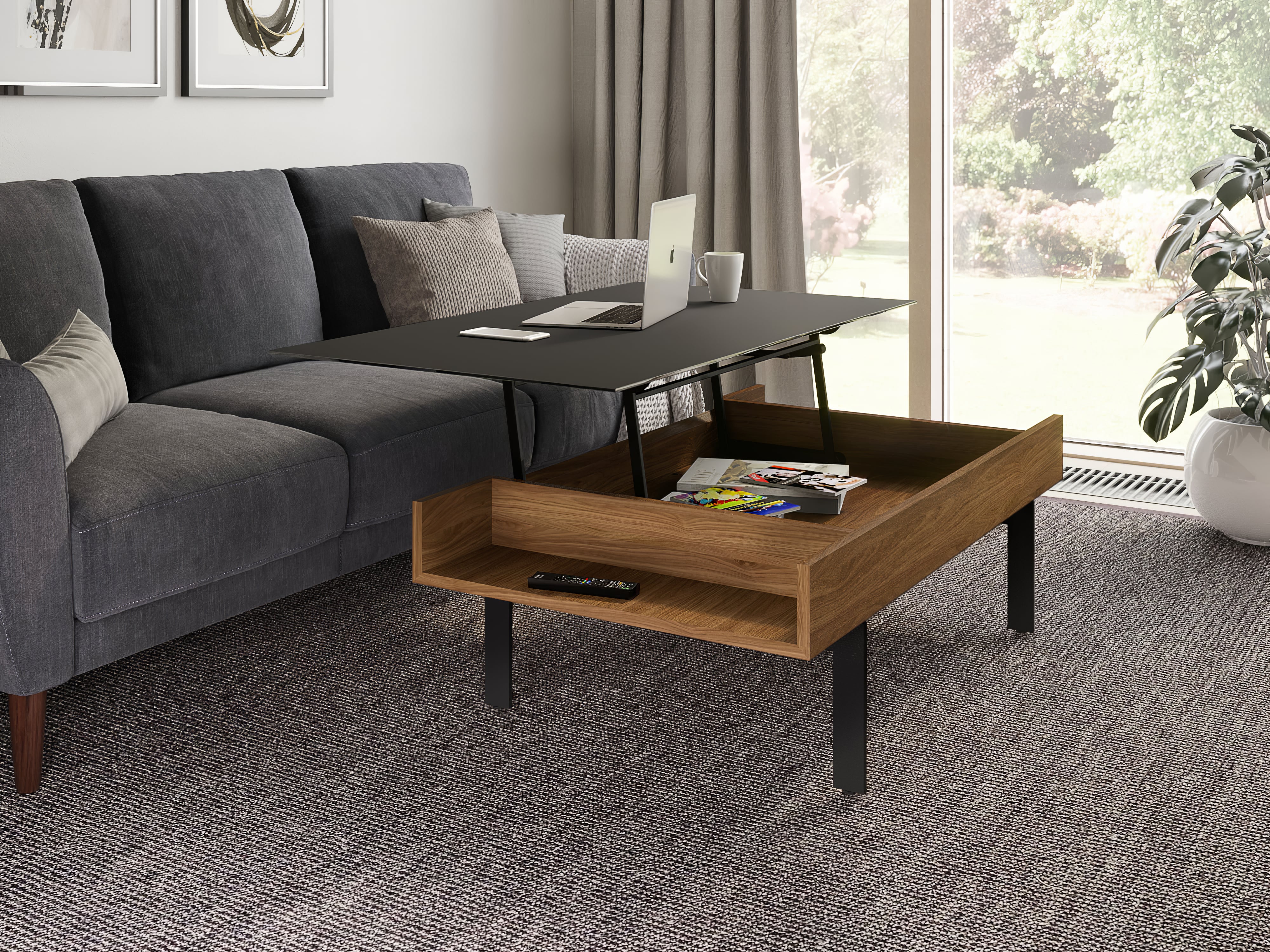 BDI Reveal Lift Top Coffee Table