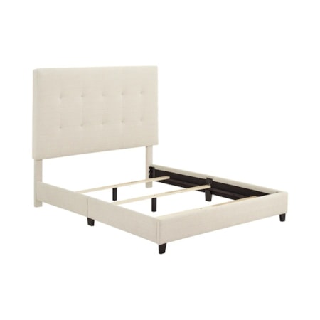 Upholstered Queen Panel Bed